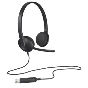 Auriculares Headset Logitech H340