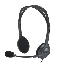 Auriculares Logitech H111 Con Microfono Gris