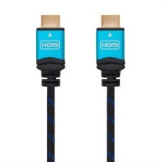Cable Hdmi V2.0 4k 60hz 18gbps, Am-am, Negro 0.5m Nanocable