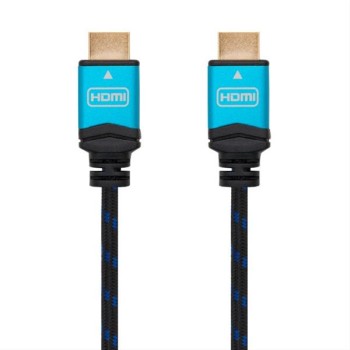 Cable Hdmi V2.0 4k 60hz 18gbps, Am-am, Negro 0.5m Nanocable