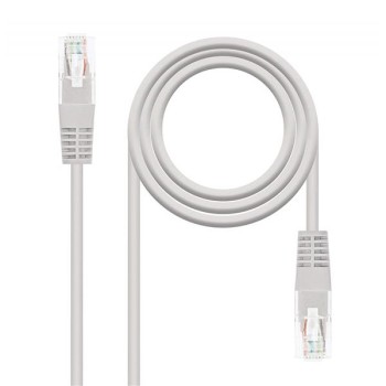 Cable Red Latiguillo Rj45 Cat.5e Utp Awg24,10m Gris Nanocable