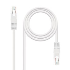 Cable Red Latiguillo Rj45 Cat.5e Utp Awg24,2m Blanco Nanocable