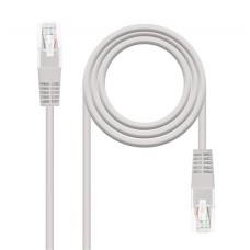 Cable Red Latiguillo Rj45 Cat.5e Utp Awg24,2m Gris Nanocable