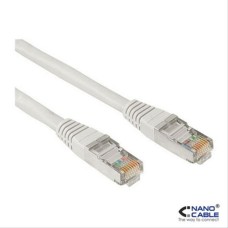 Cable Red Latiguillo Rj45 Cat.6 Utp Awg24,10m Gris Nanocable