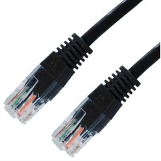 Cable Red Latiguillo Rj45 Cat.6 Utp Awg24,1m Negro Nanocable