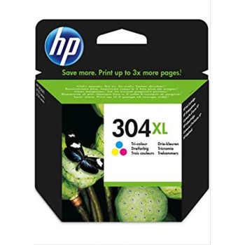 Cartucho Tinta Hp 304 Xl Color Para J9v86b/m2u94b/t8x27b/v1n07b/t8x10b#629/m2u92b#bhc