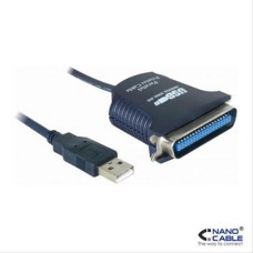 Conversor Usb Impresora A Paralelo A/m-cn36(ieee1284)/m 1.5m Negro Nanocable