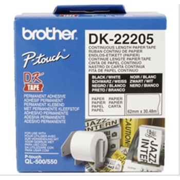 Papel Cinta Continua Brother 62mm