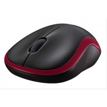 Raton Logitech M185 Rojo Wireless