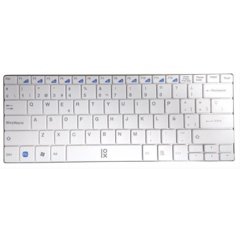 Teclado Slim Mini Wireless Primux T2 Blanco